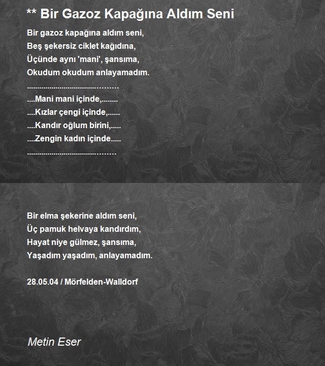 Metin Eser