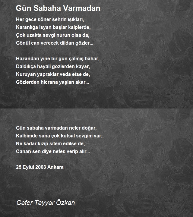 Cafer Tayyar Özkan