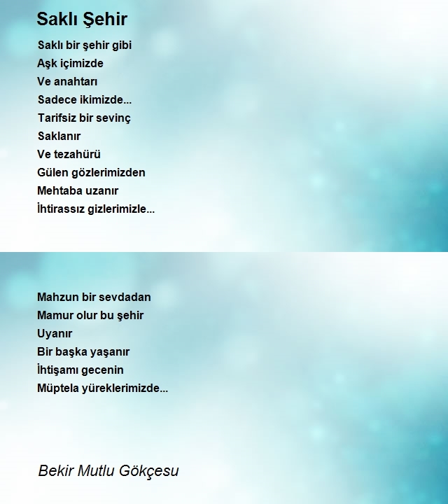 Bekir Mutlu Gökçesu