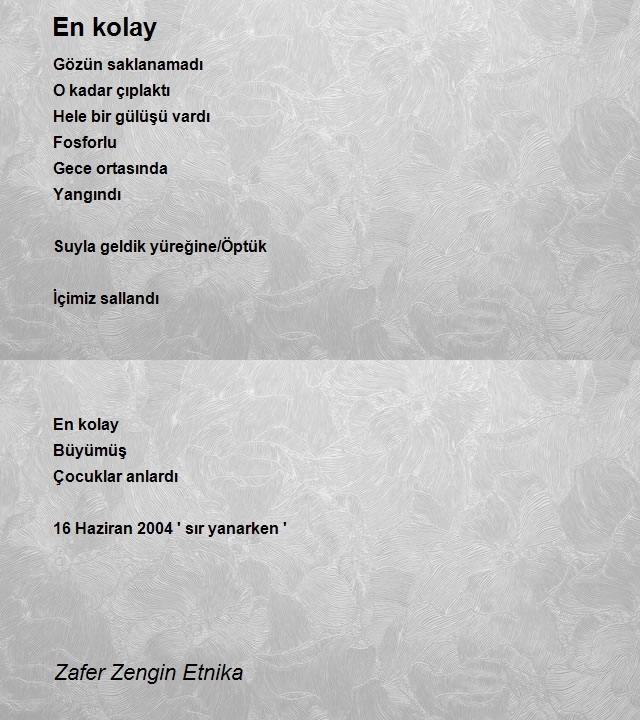 Zafer Zengin Etnika