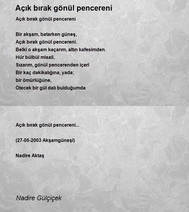 Nadire Gülçiçek