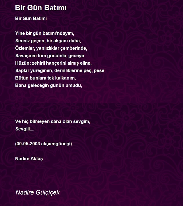 Nadire Gülçiçek