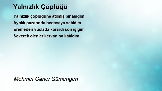 Mehmet Caner Sümengen