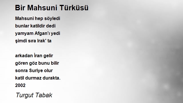 Turgut Tabak