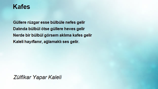 Zülfikar Yapar Kaleli