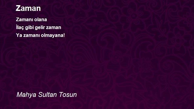 Mahya Sultan Tosun