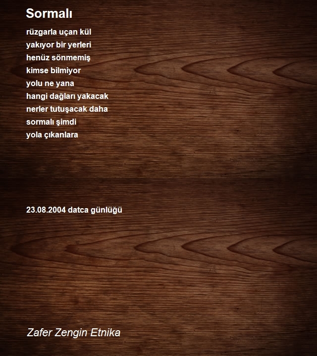 Zafer Zengin Etnika