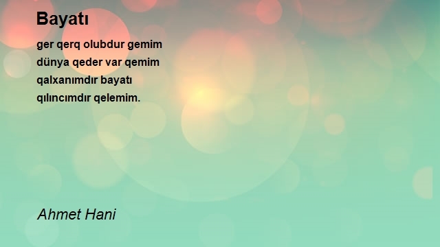 Ahmet Hani