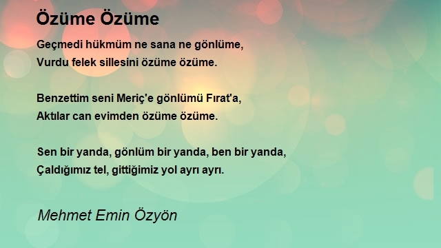 Mehmet Emin Özyön