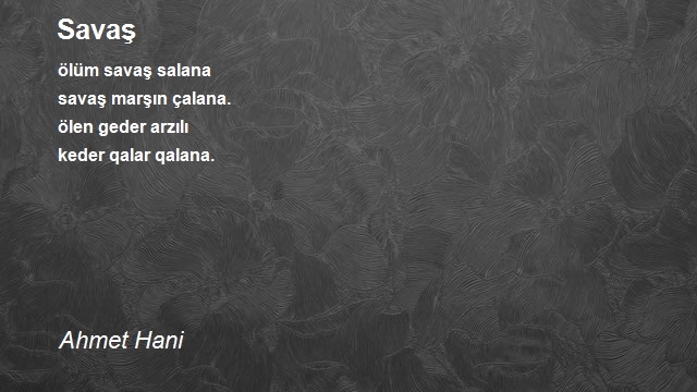 Ahmet Hani