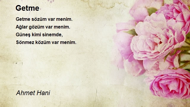 Ahmet Hani