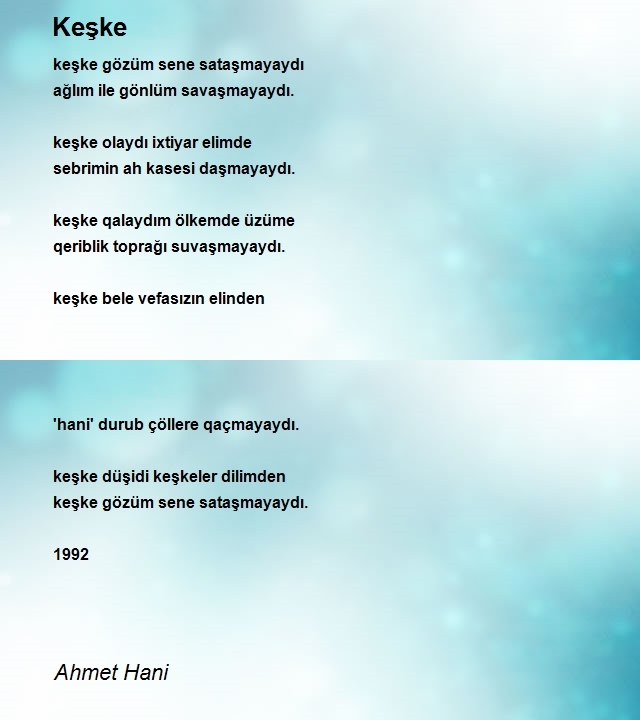 Ahmet Hani