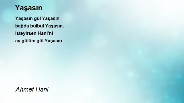 Ahmet Hani