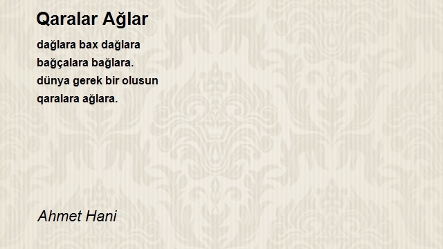 Ahmet Hani