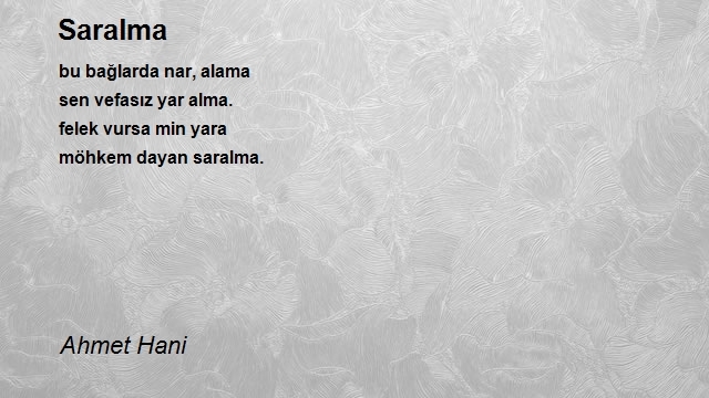 Ahmet Hani