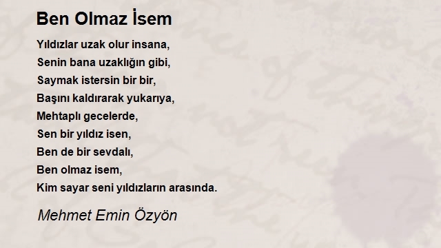 Mehmet Emin Özyön