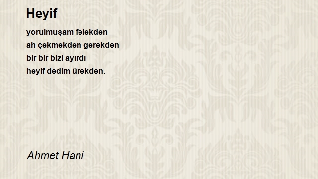 Ahmet Hani