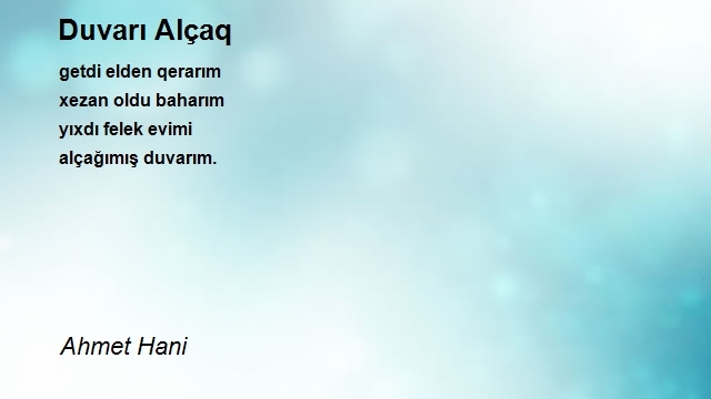 Ahmet Hani