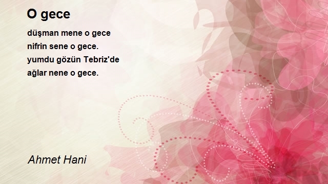 Ahmet Hani