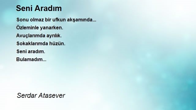 Serdar Atasever