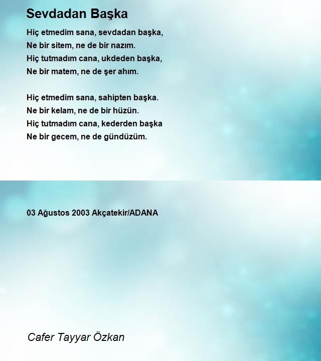 Cafer Tayyar Özkan