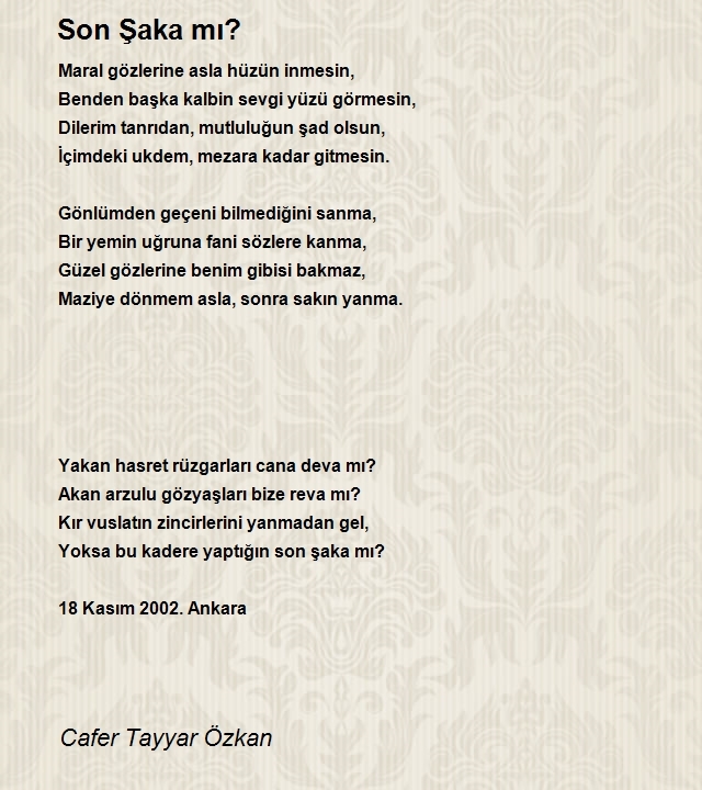 Cafer Tayyar Özkan