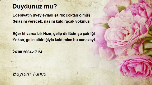 Bayram Tunca