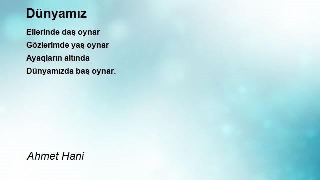 Ahmet Hani