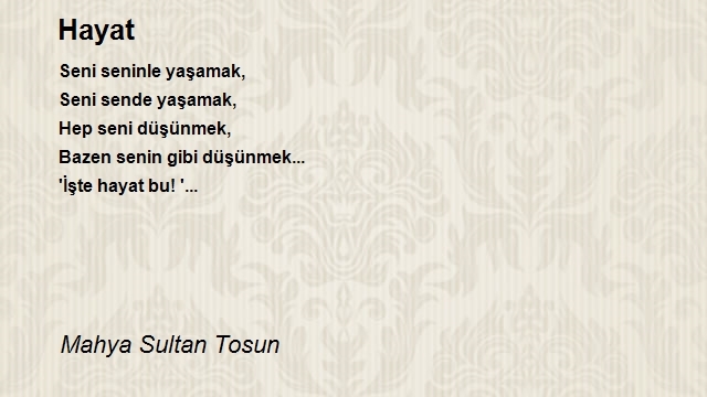 Mahya Sultan Tosun