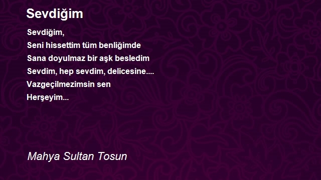 Mahya Sultan Tosun