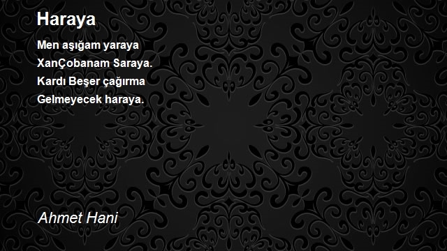 Ahmet Hani