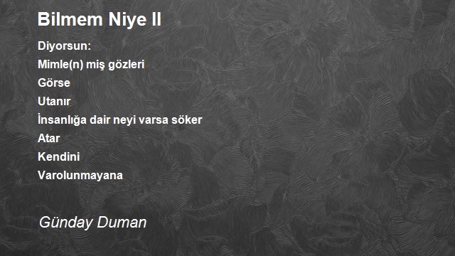 Günday Duman