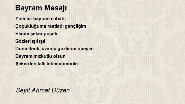 Seyit Ahmet Düzen