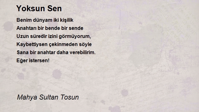 Mahya Sultan Tosun