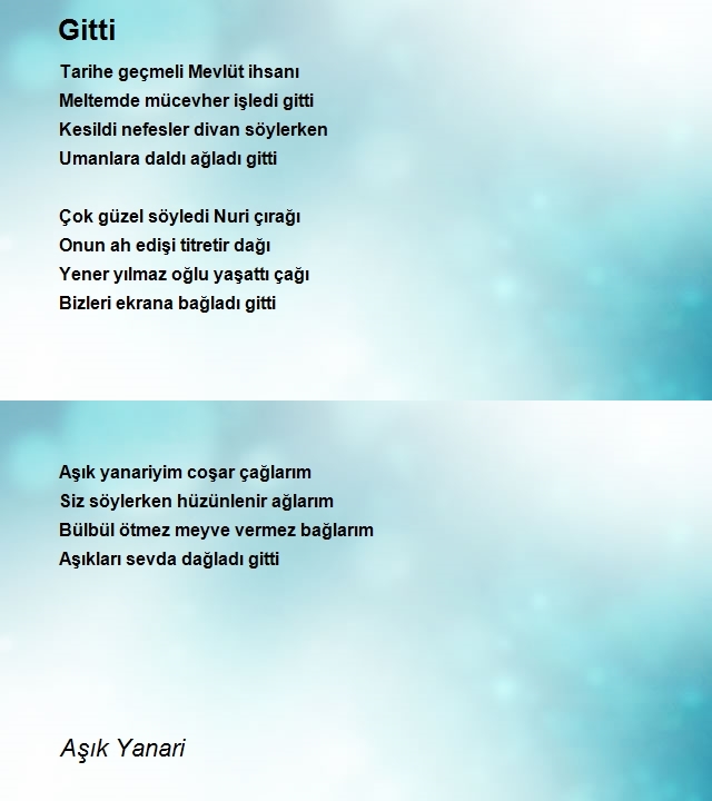 Aşık Yanari