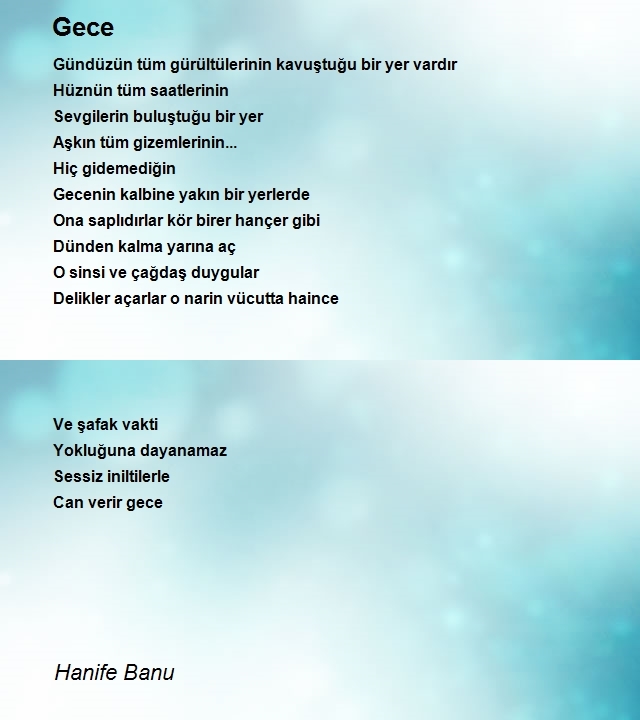 Hanife Banu