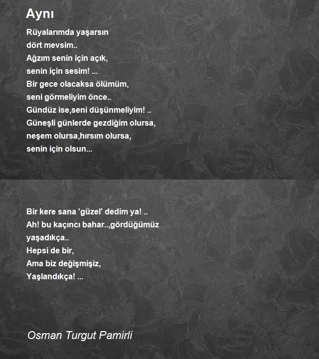 Osman Turgut Pamirli