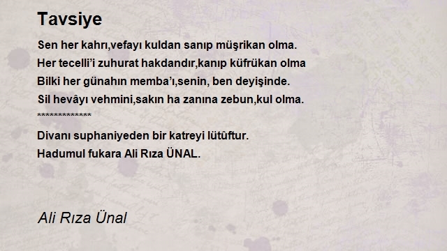 Ali Rıza Ünal