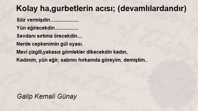 Galip Kemali Günay