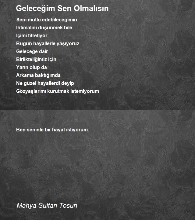 Mahya Sultan Tosun