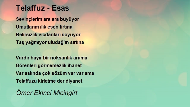 Ömer Ekinci Micingirt