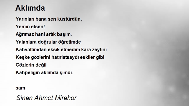 Sinan Ahmet Mirahor