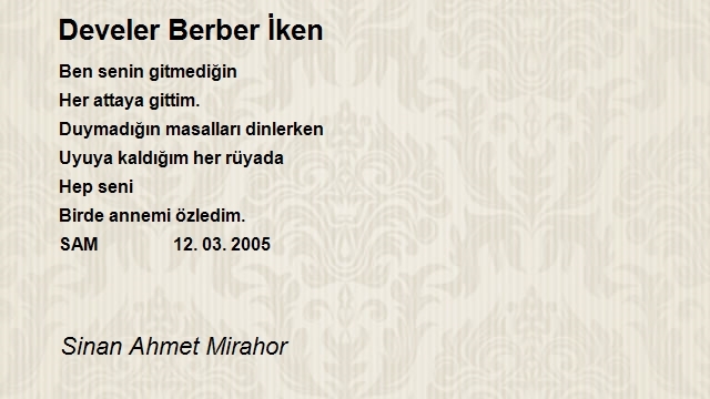 Sinan Ahmet Mirahor