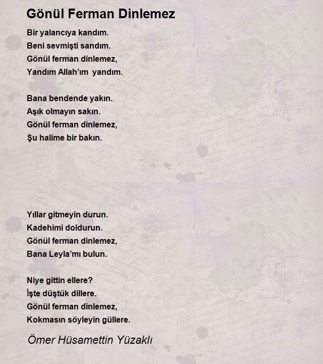 Ömer Hüsamettin Yüzaklı