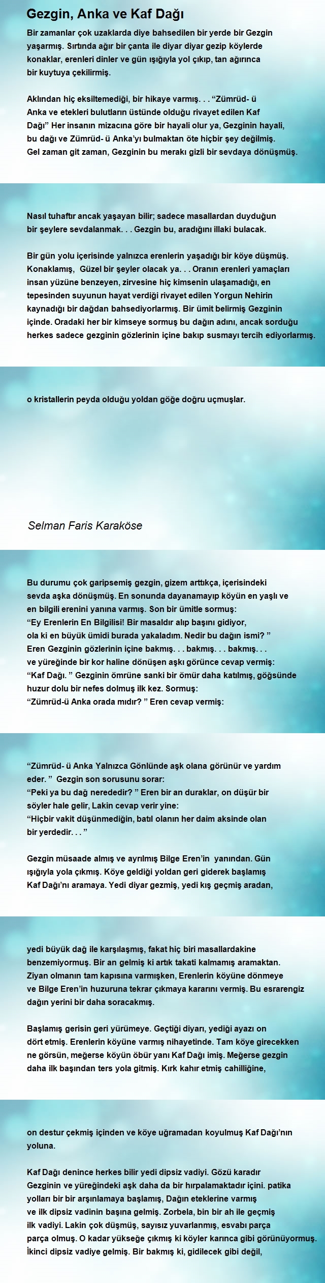 Selman Faris Karaköse