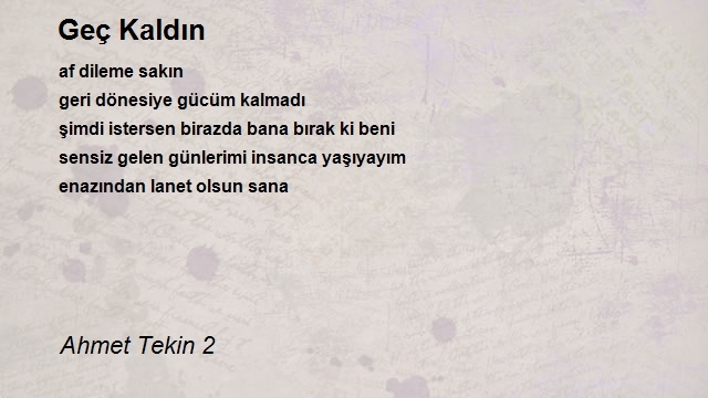 Ahmet Tekin 2