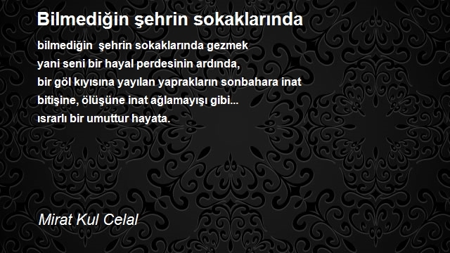 Mirat Kul Celal