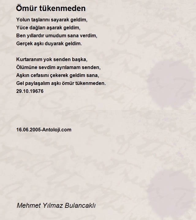 Mehmet Yılmaz Bulancaklı