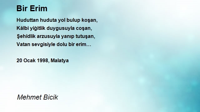 Mehmet Bicik