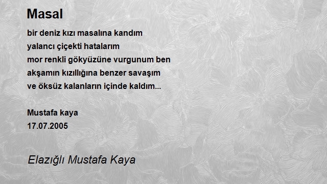 Elazığlı Mustafa Kaya